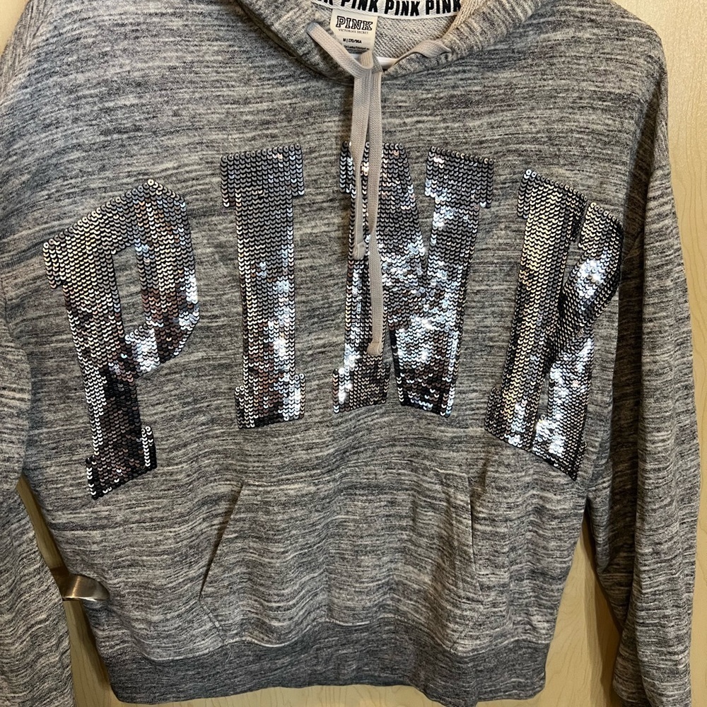 VS pink bling hoodie - Picture 2 of 4